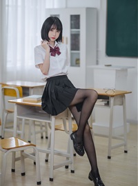 Xu LAN NO.001 Classroom JK Black Silk(8)
